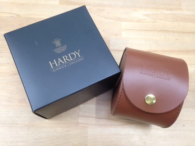 Hardy HBX Leather Reel Case *