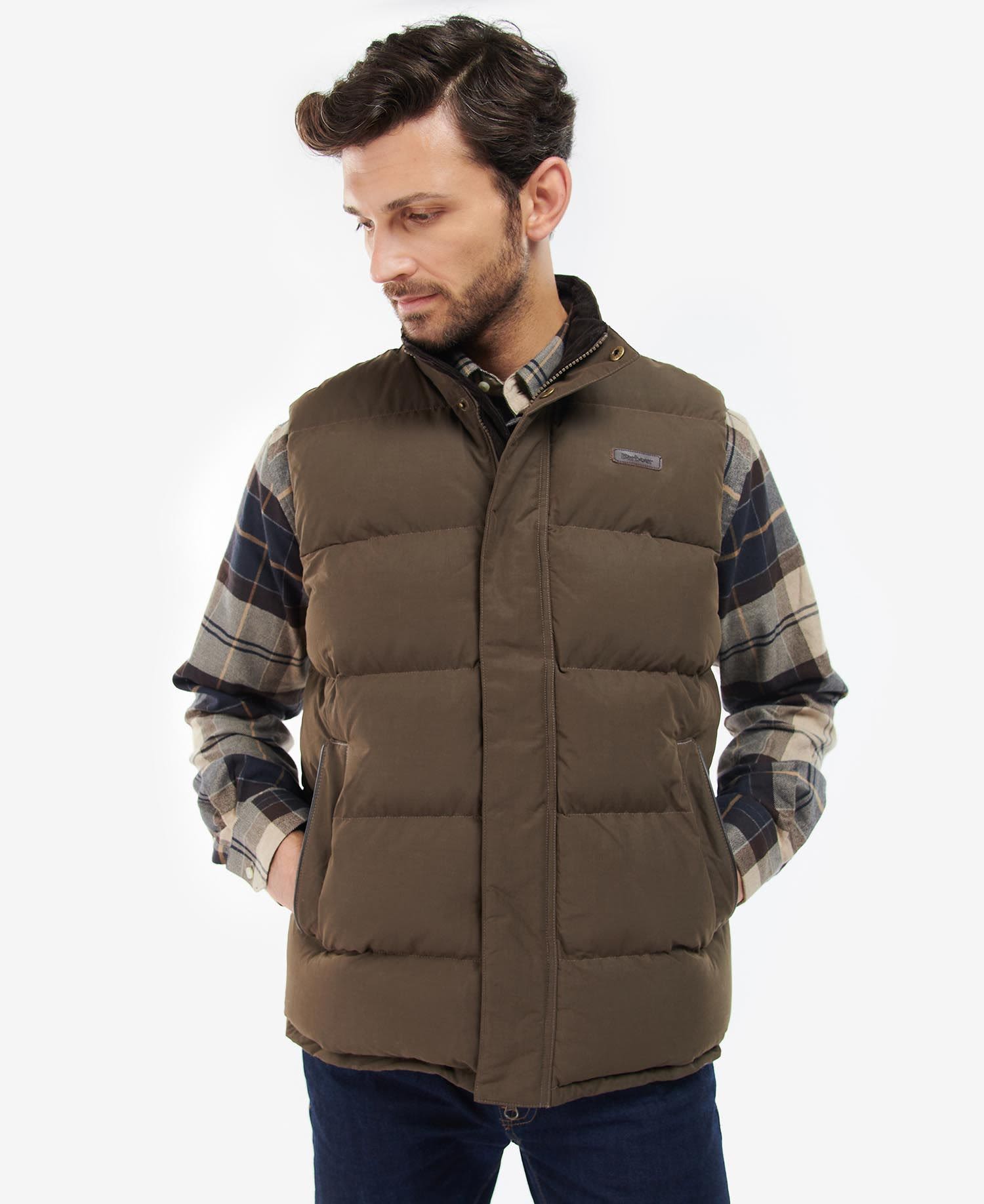 Barbour Fontwell Quilted Gilet Sandstone - Fawcetts Online