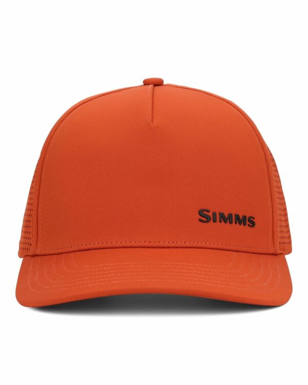 Simms Double Haul Tech Trucker Cap Simms Orange