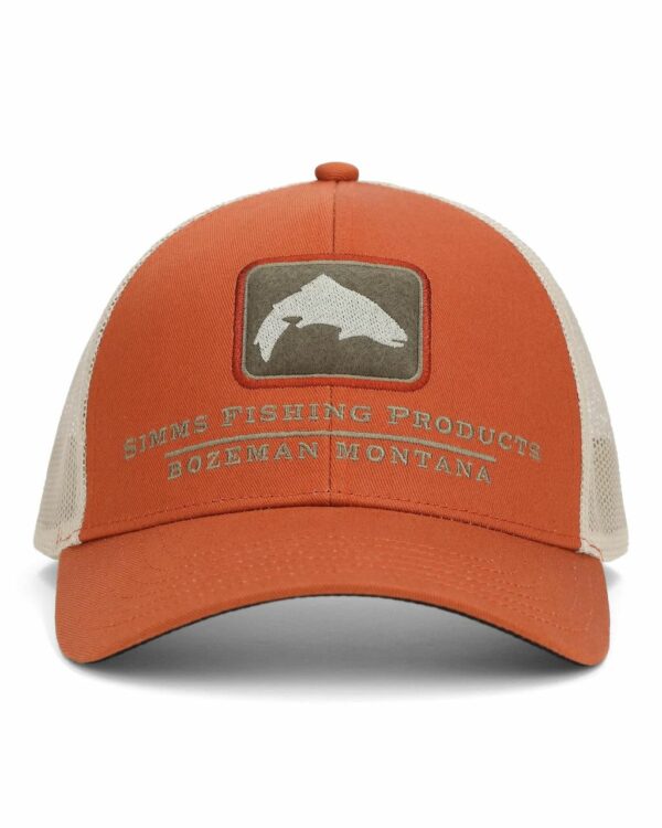 Simms Double Haul Icon Trucker Cap Simms Orange